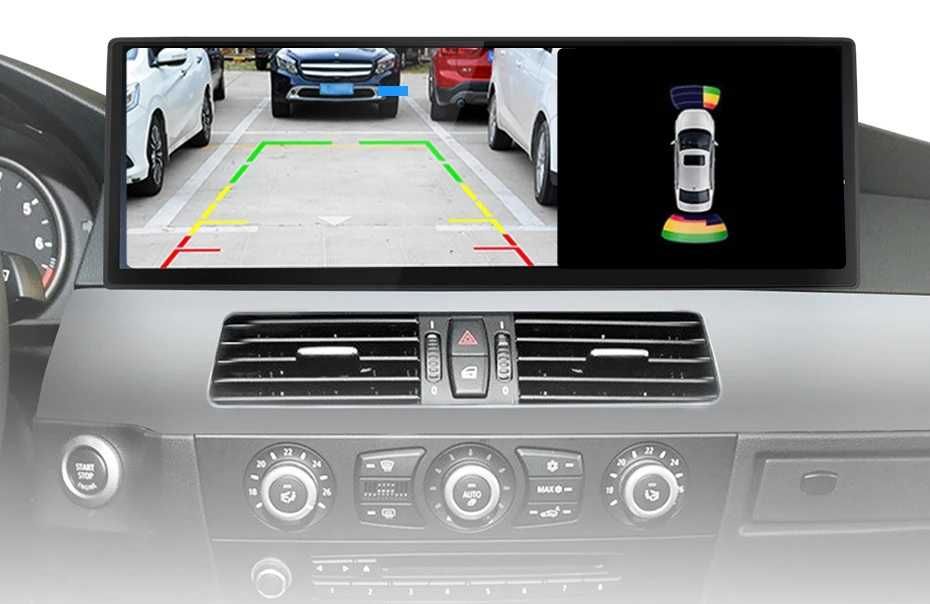 CarPlay Android Auto Radio GPS Nawigacja DAB+ Opcja WiFi 4G USB MP3 YouTube Bluetooth Android BMW 3 E90 E91 E92 E93 BMW 5 E60 E61 E63 E64 14,9 cala