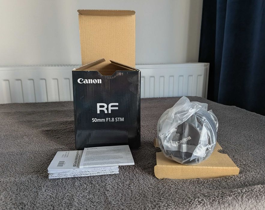 Canon RF 50mm f/1.8 STM – NOWY, nieużywany