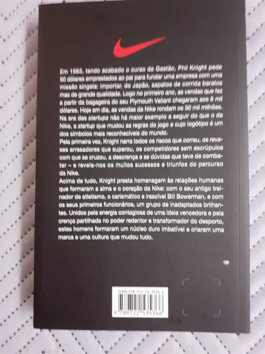 Livro Phil Knight - Correr para Vencer