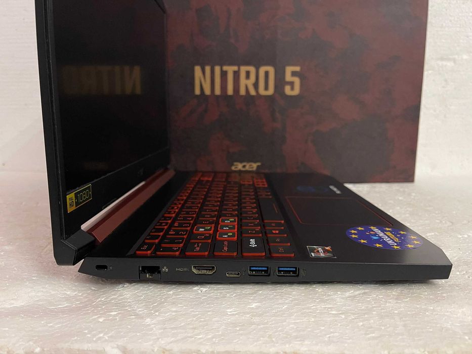 Игровой Acer NITRO AN515 + (RYZEN 8" ЯДЕР) + 16 RAM + Видео RX  (4ГБ)