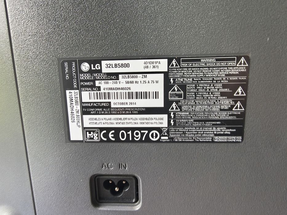 Telewizor LG 32LB5800 32''