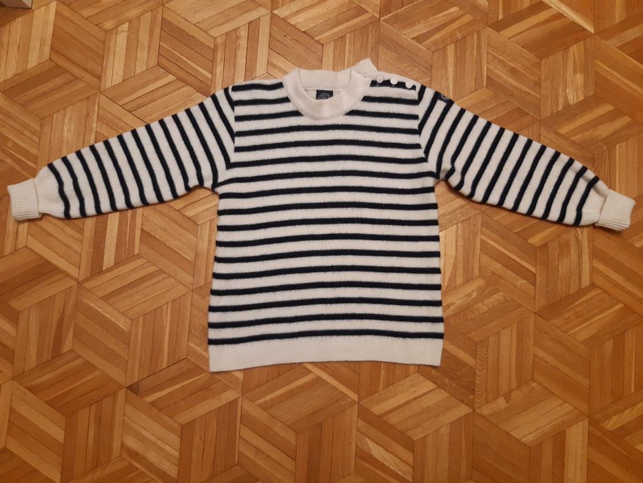 Sweter USA Marine 100% wełna