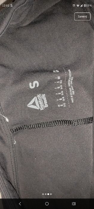 Spodenki Reebok czarne damskie
