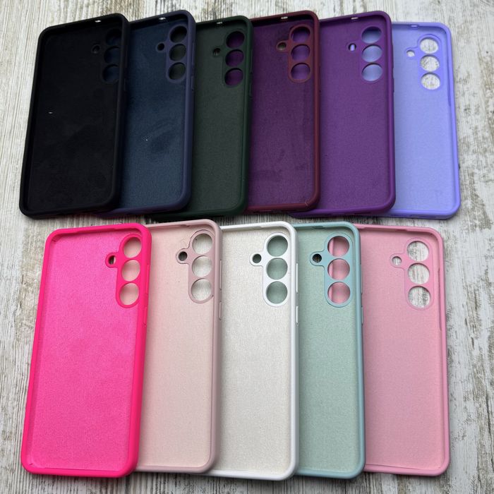 Чехол софттач Silicone Case на Samsung S25 FE Микрофибра. Чохол ‼️