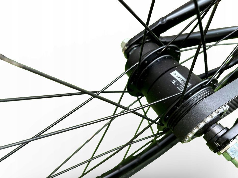 Rower Dziecięcy Junior Bikes Koła 20Cali Elementy Karbonowe Pasek