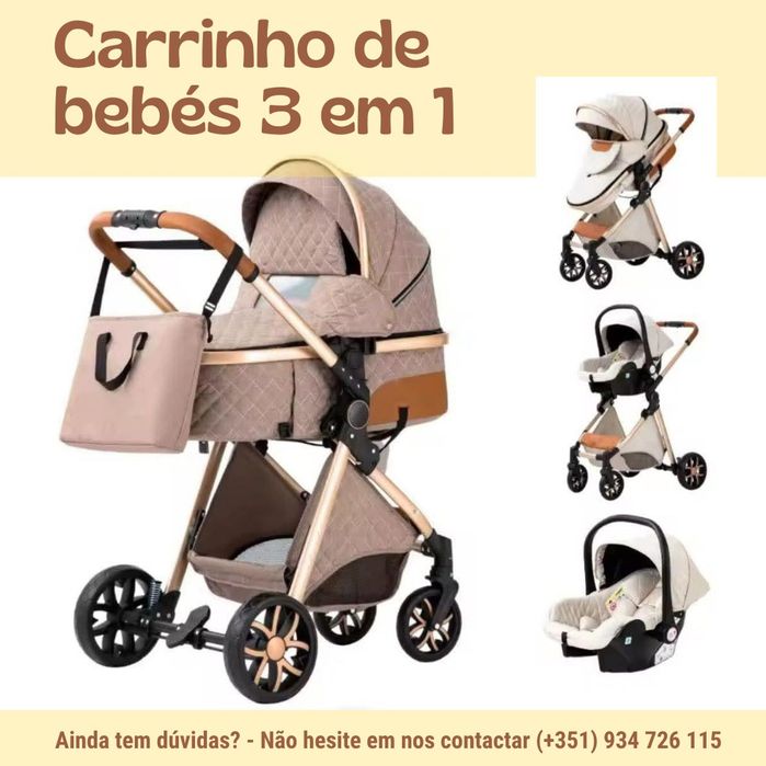 Carrinho de bebé 3em1