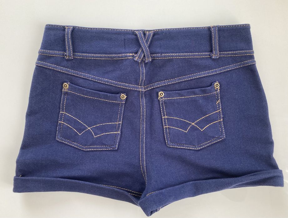 Spodenki bawełniane jeansowe 36 S