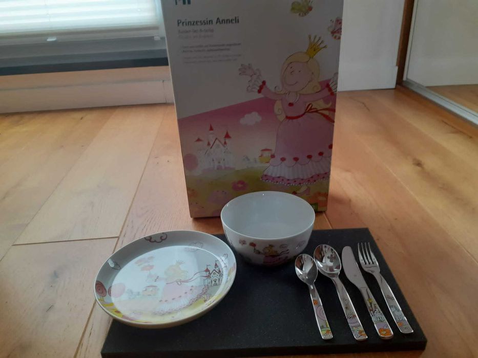 Zestaw WMF Sztućce i naczynia dziecięce Księżniczka Anneli 6 elementów