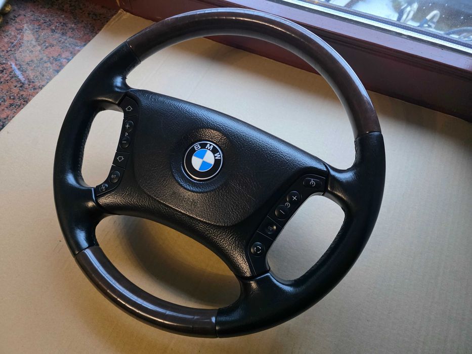 E38 Kierownica E39 KIEROWNICA DREWNO MULTIFUNKCJA Bmw Seria 5 Drewno bmw e39 lift