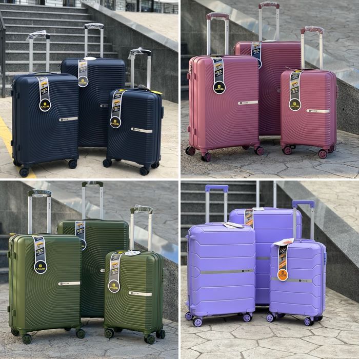 MCS 374!Полипропилен!Чемодан Турция на колесах,валіза,сумка на колесах