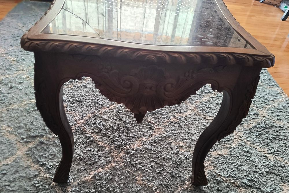 Mesa Baixa Madeira Vintage