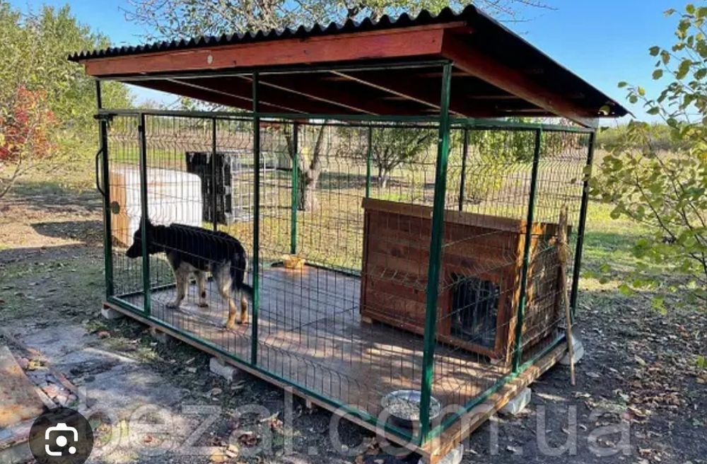 Вольєр огорожа буда будка для улюбленців