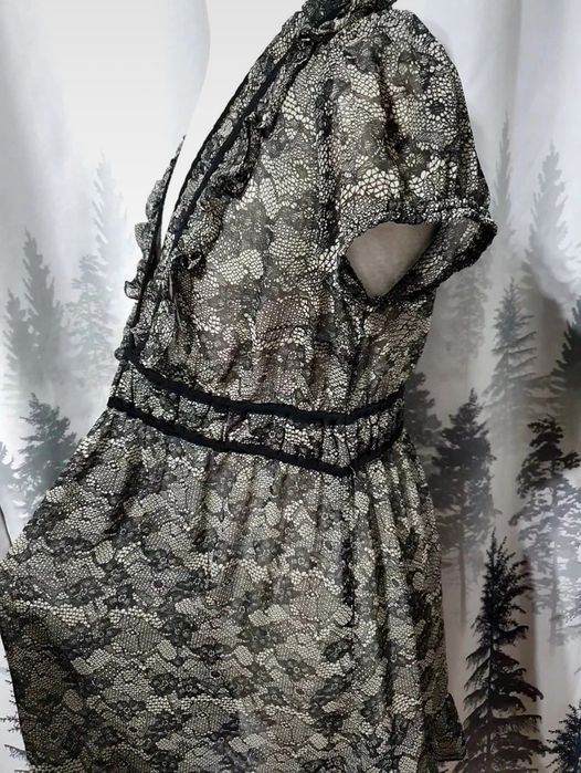 Tunika koronkowa, sukienka ciążowa H&M
