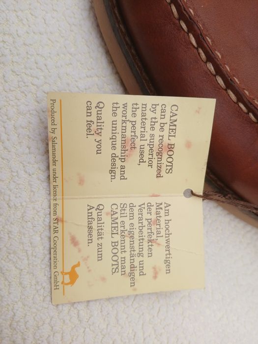 Oryginalnie męskie buty camel