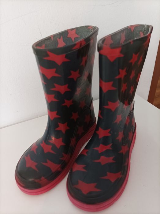 Buty kalosze gumiaki dla chłopca i dziewczynki rozmiar 25