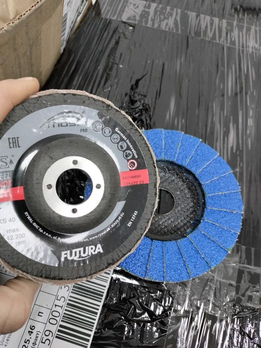 Круг,диск клт зачистка с Европы 125 р40 (Опт)