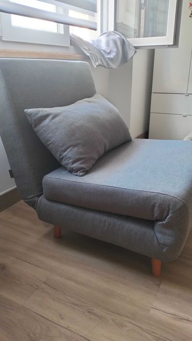 Poltrona cama cinza