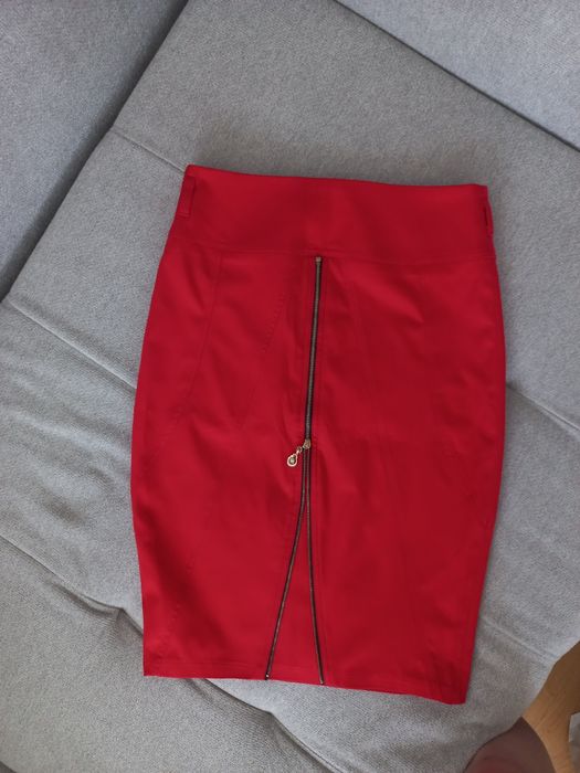 Spódnica Ołówkowa czerwona