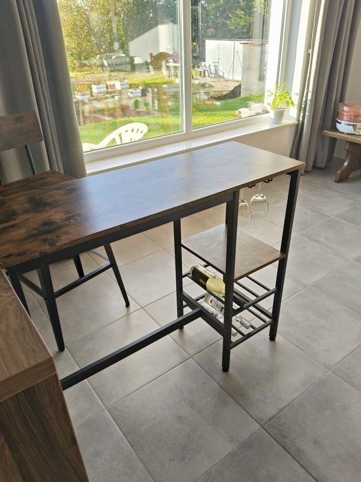 Stół barowy industrialny barek LOFT rustykalny