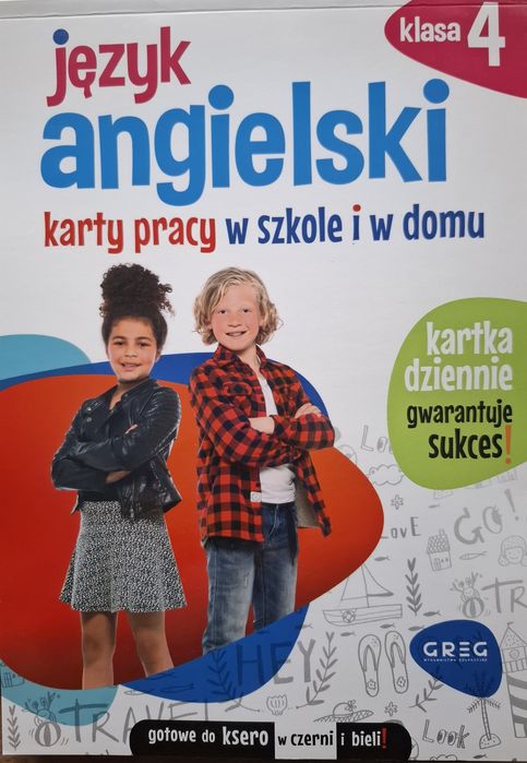 Język angielski karty pracy w domu i szkole