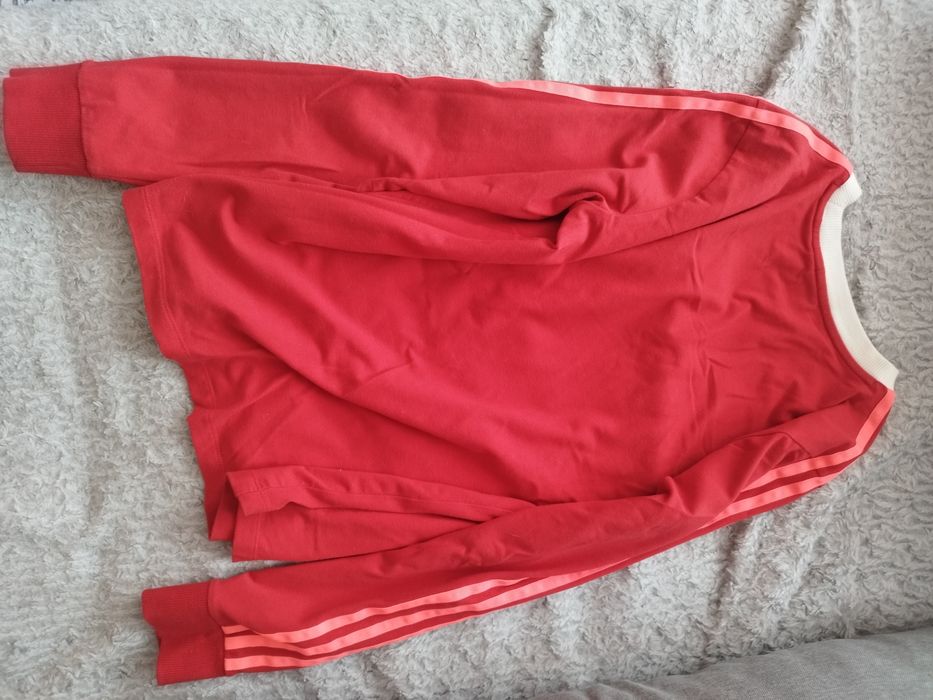 Bluza adidas czerwona
