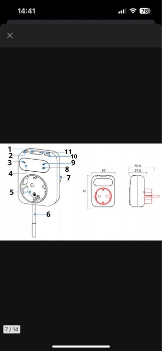 Gniazdka Inteligentne WIFI termostat - NOWE 5szt