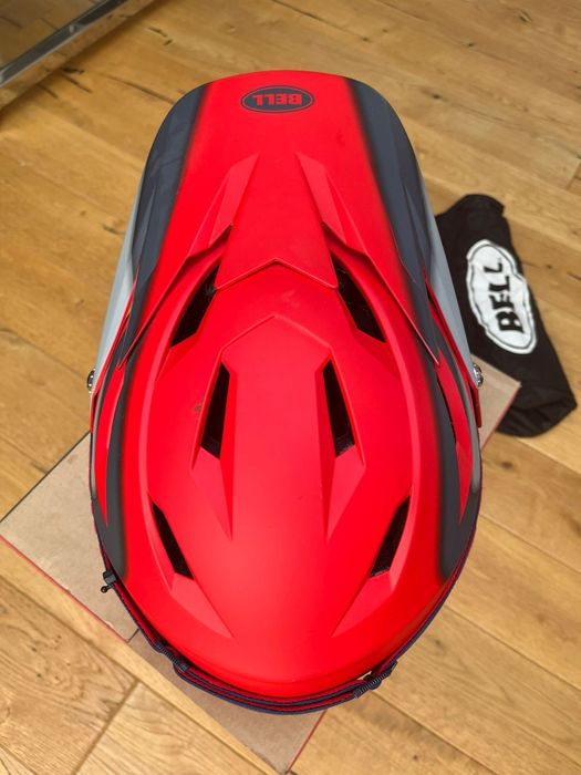 Kask fullface Bell Sanction + gogle 100% – roz. M (55–57 cm) – stan idealny