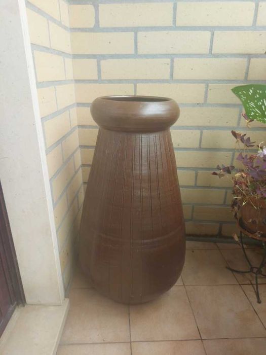 Vaso Grande castanho