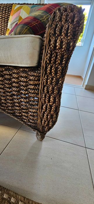Conjunto de Sofas de Corda / Vime