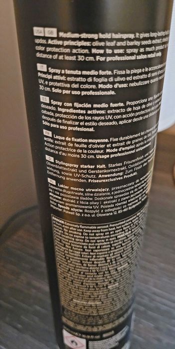 Artego Touch Lakier do Włosów Hot Shot 500ml