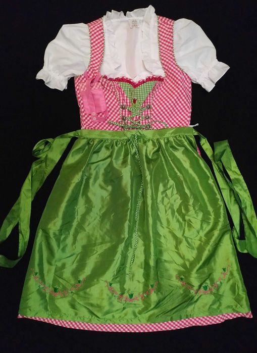 Карнавальньное платье немецкой девушки на Октоберфест размер L, 40