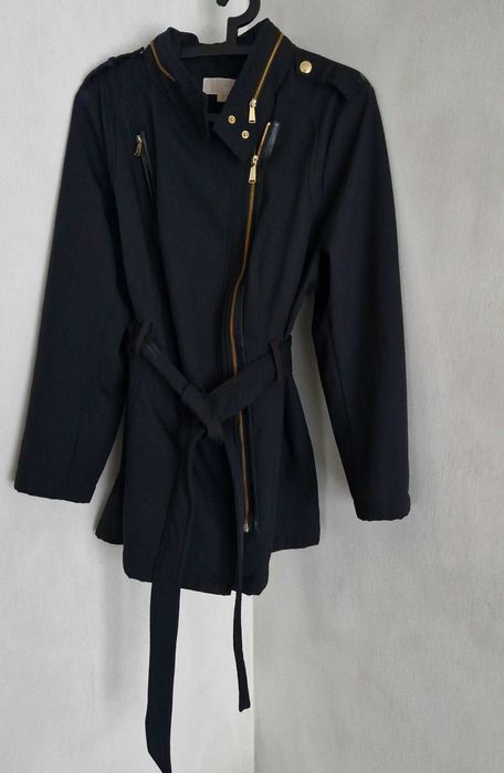 Kurtka płaszcz trencz softshell MICHAEL KORS logo 42 xl ocieplona