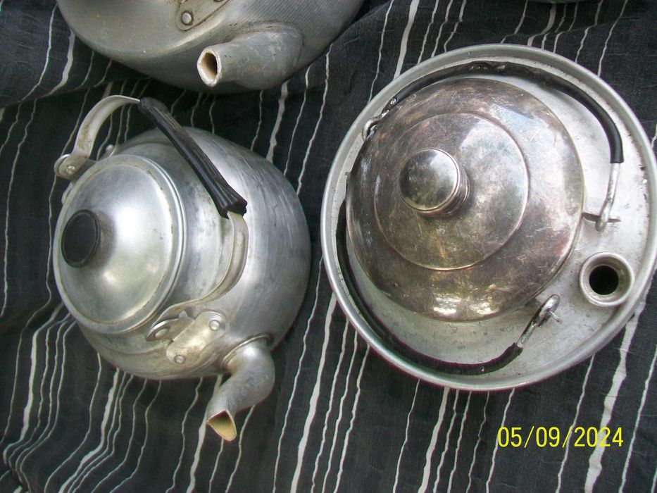 Stare czajniki aluminiowe