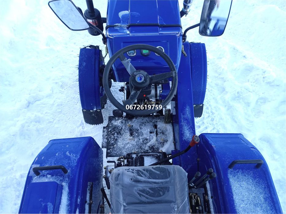 Мінітрактор колісний ДМТЗ 255 B (синій) доставка безкоштовна під двір