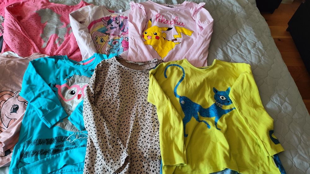 Bluzki długi rękaw 110/116