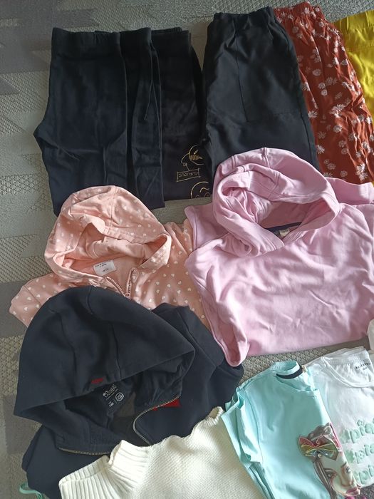 Mega zestaw r.140-146 dziewczynka