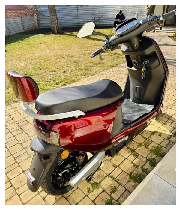 РАСПРОДАЖА! Электроскутер Eclipse красный с гарантией, ОПТ ДРОП