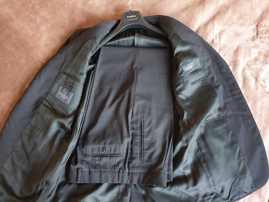 Garnitur Ermenegildo Zegna SU MISURA | HIGH PERFORMANCE | czarny
