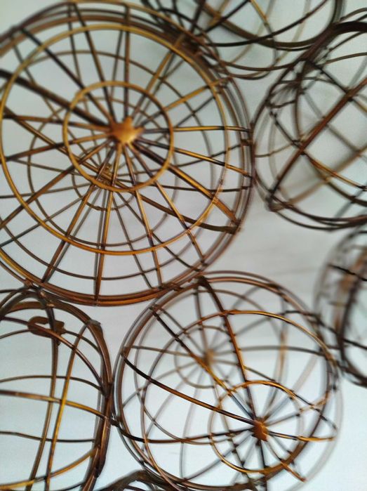 Decoração de parede em metal