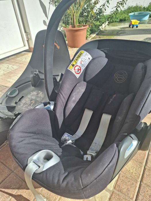 cadeirinha para bebé cybex preto (cloud Z incl. estação iso fix)