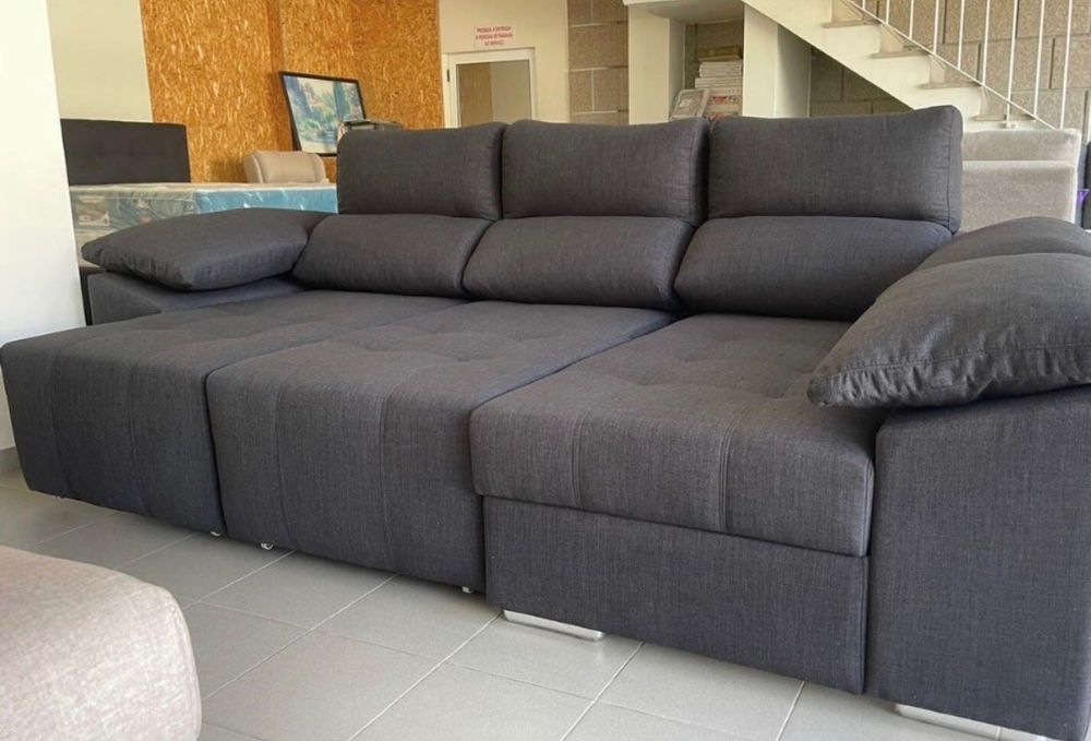 Sofá Livora por Medida | Chaise Longue e Assentos Deslizantes