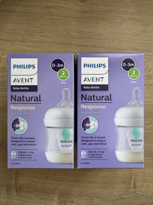 PHILIPS AVENT  butelka natural response AIR FREE 125ml - 2 sztuki