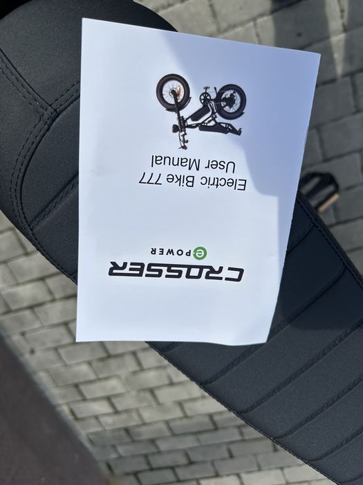 Електровелосипед Фетбайк електрофетбайк Crosser 777