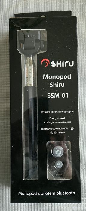 SHIRU Selfie Stick Monopod bezprzewodowy + pilot