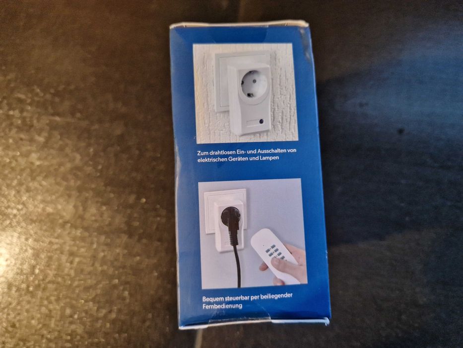 Zestaw zdalnego przełącznika radiowego UNITEC, 3 gniazda + pilot -NOWE