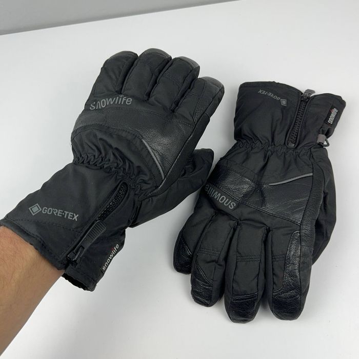 Зимние перчатки Snowlife Gore Tex зимові рукавиці трейлові трекинговые демисезон гортекс  горные гірські утеплені варежки тактические