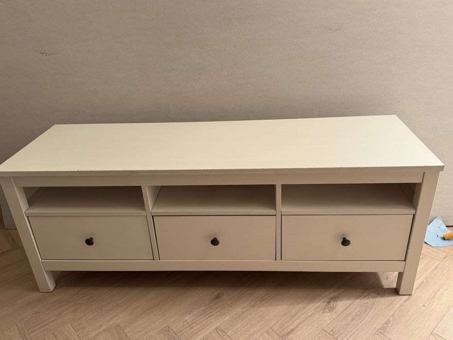 Szafka pod tv ikea hemnes biala bejca
