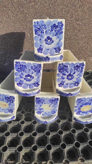 Półka z 6 szufladkami ceramicznymi na przyprawy ceramika Włocławek