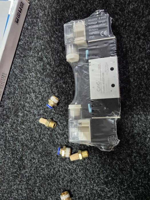 Válvula solenoide pneumática