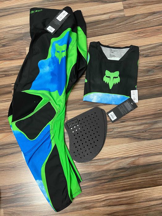 Strój FOX MX 180 (Atlas Green Black)(cross,quad,enduro,mtb,dh)